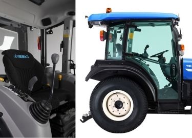 cabine mini compact tractoren werktuigdragers